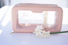 Load image into Gallery viewer, Clear Travel Case in Pink
