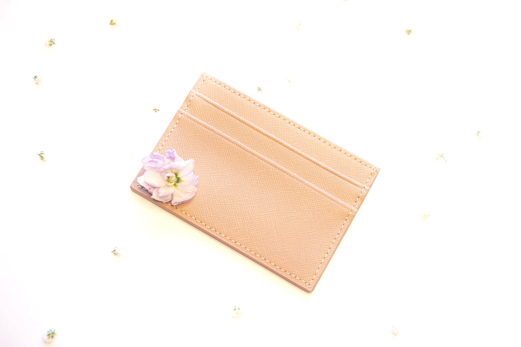 Card Holder in Nude